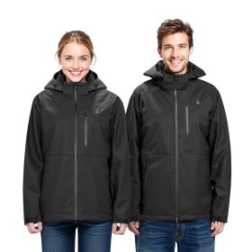 Heated Jacket for Women with 7.4V Battery, Soft Shell Electric Heating Coat